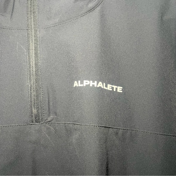 Alphalete Women Navy Windbreaker with White Accents - Picture 2 of 8